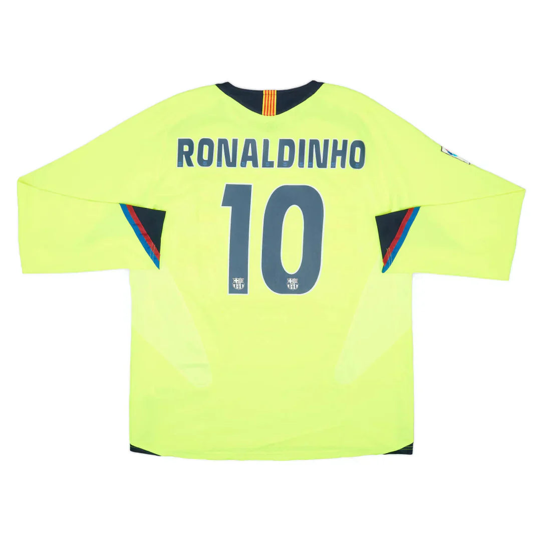 2005-06 FC Barcelona 2a Equipacion Manga Larga