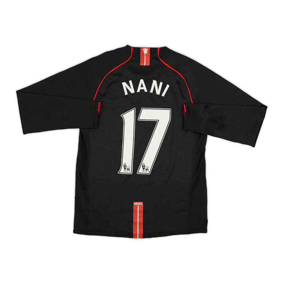 2007-08 Manchester United FC 2a Equipacion Manga Larga
