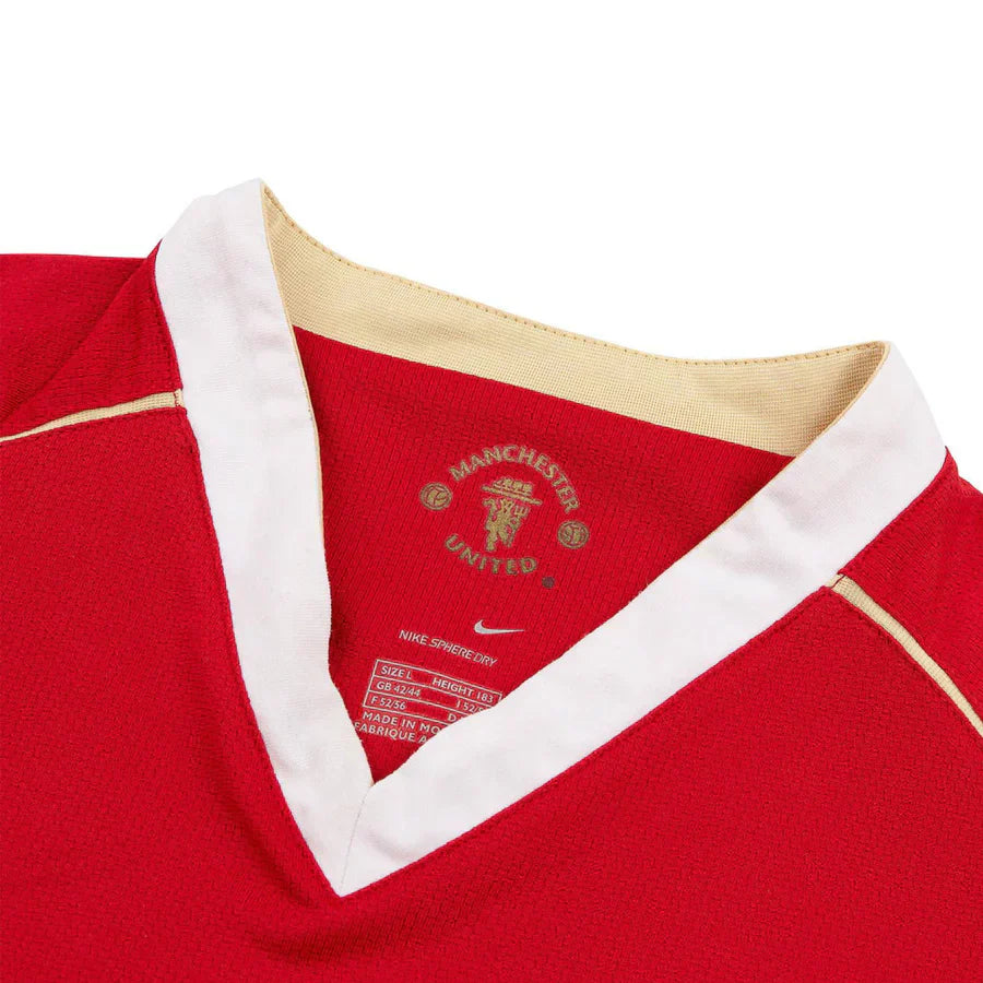 2006-07 Manchester United FC 1a Equipacion Manga Larga